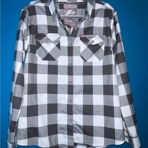 DIXXON Women’s XL Black and White Pinnacle Shirt